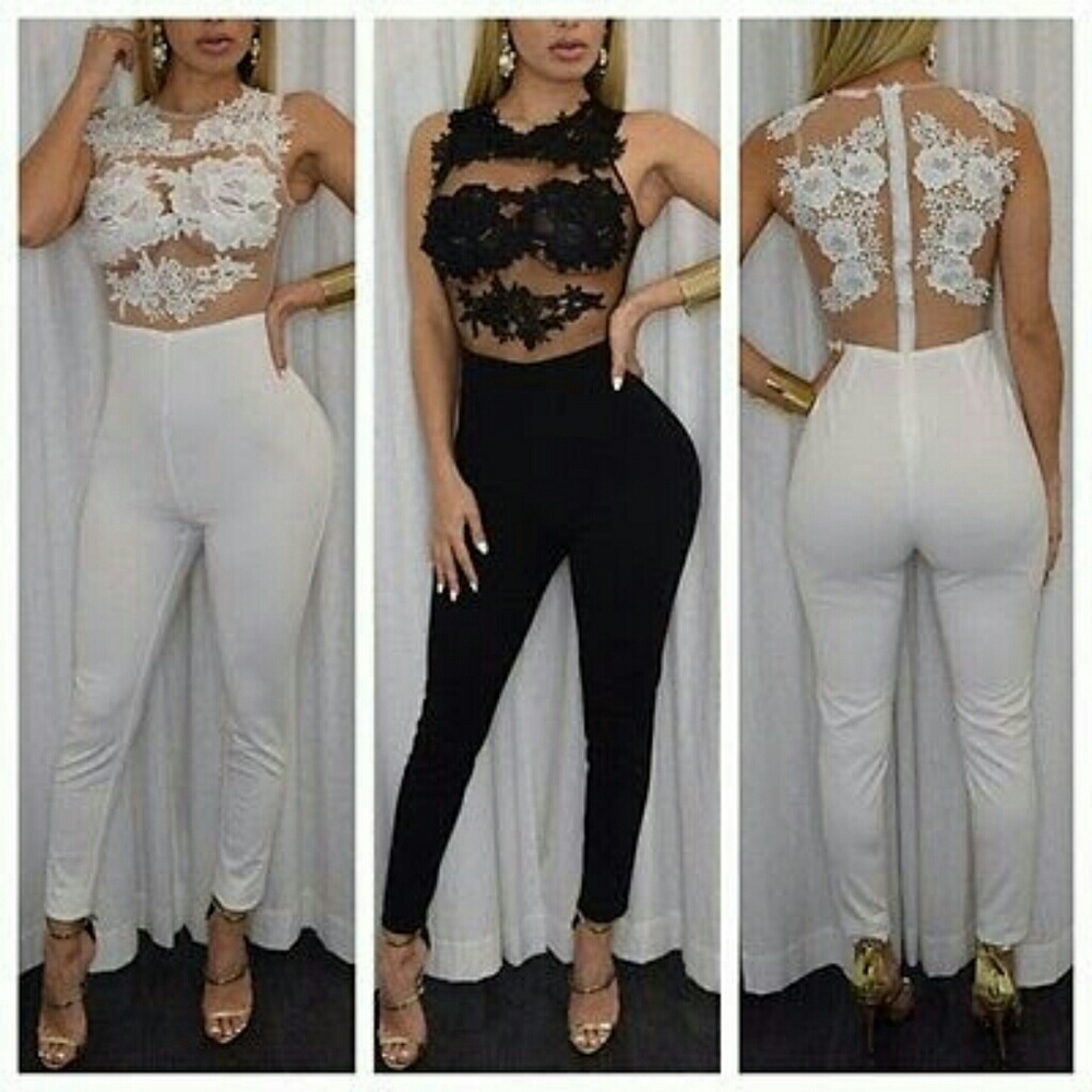 Lace Romper/ new